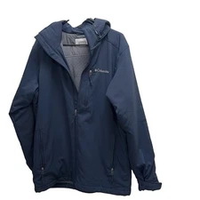 Columbia Men's Navy Blue Warm Thick Jacket Winter Coat Size Medium NWOT