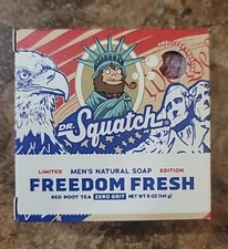 DR. Squatch Freedom Fresh Bar Soap - 5oz