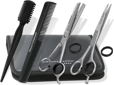 Instrumentenrw Friseurscheren-Set Im Etui 5 Teilig | Effilierer Solingen |Haar-K