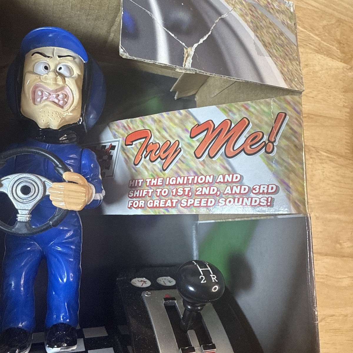 Brand New Rare Road Rage Racer Guy Driver W Lights Sounds & Action