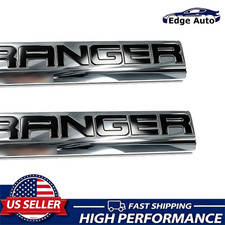 2pcs Ranger Badges Emblem For 1997-2011 F-150 Ranger Silver Black 6l5z-16720-b 2pcs Ranger Badges Emblem For 1997-2011 F-150 Ranger Silver Black 6l5z-16720-b