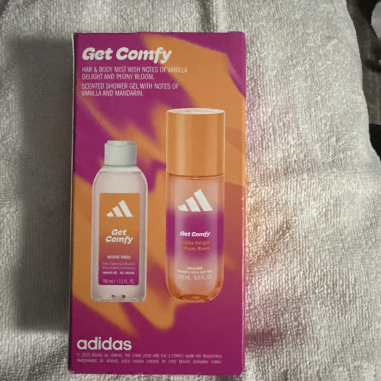 Adidas Vibes Get Comfy Hair And Body Mist And Shower Gel For Women And Girls! thumbnail 4