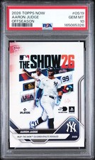 PSA 10 2026 Topps Now Offseason Cover Athlete Revealed #OS19 Aaron Judge