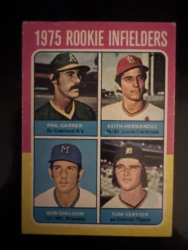 1975 Topps Mini - 1975 Rookie Infielders Keith Hernandez, Phil Garner, Tom...