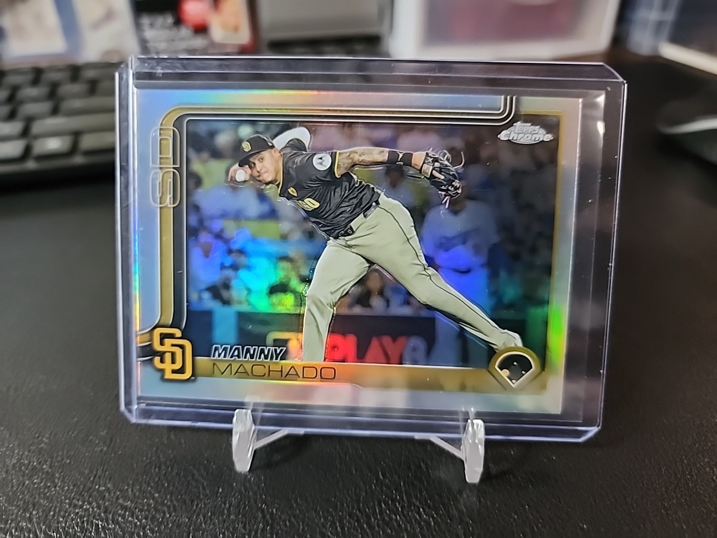2025 Topps Chrome Image Variation Manny Machado #53 Padres