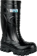 COFRA Polyurethane Work Boots. Heat/Cold Resistant, Black, Size 8.5 Wide