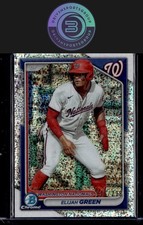 2024 Bowman Elijah Green Chrome Prospects Mini-Diamond Refractors /299
