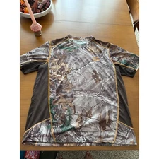 Realtree Camo Hunting Performance T-Shirt Outdoors Lightweight Top Mens Large