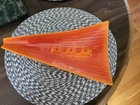 Vintage 60s Royal Haeger 128 Orange  Ceramic Ashtray