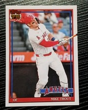 2026 Topps 1991 35TH ANNIVERSARY #T91-1 MIKE TROUT - LOS ANGELES ANGELS NM-MT 