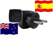 Reiseadapter Spanien - Kompatibel mit Geräten aus Neuseeland Travel Adapter