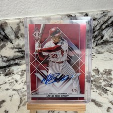 2025 Topps Transcendent Collection Mike Schmidt Red Auto /5 Phillies HOF TAIC-MS
