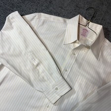 Brooks Brothers Button Down Shirt 16-33 Madison Multi-Stripe Supima Non-Iron