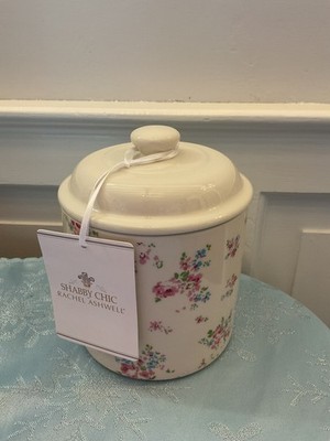 Neu Shabby Chic Küche Rosa & Weiß Blumen Vorratsdose von Rachel Ashwell