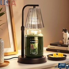 3-in-1 Candle Warmer Lamp Electric Wax Melts Essential Oils Diffuser Timer New