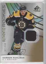 2019 SP Game Used Authentic Rookies Gold Jersey Relics /599 Karson Kuhlman 0c3