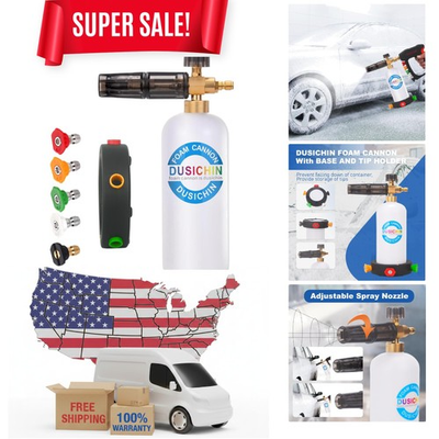 #ad DUSICHIN SFL 001 Foam Cannon Snow Foam Lance Pressure Washer Jet Wash Quick R... $28.45