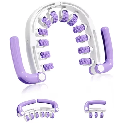 12 Wheel Leg Massager Roller Ring Clamp Roller for Cellulite Lymphatic Drainage - Image 1 of 4