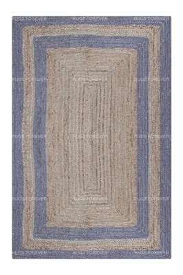 Hand Braided Rug Natural Runner 100% Jute Modern Carpet Living Room Rugs 3x10 ft