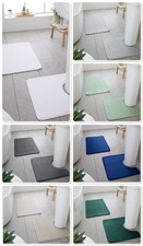 Catherine Lansfield Anti Bacterial Memory Foam Bath Mat Or 2pc BathSet 7 Colours