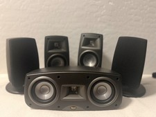 Sistema de altavoces de cine en casa Klipsch Quintet III 5,0 canales con cable negro
