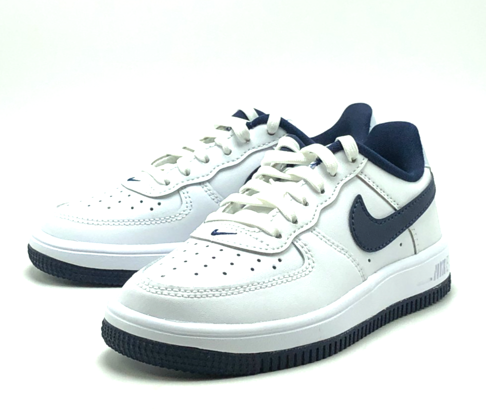 NEW* Pre-School Kids Nike Air Force 1 Low (PS) White / Navy