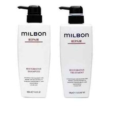  Milbon Repair Restorative Shampoo  Treatment 500ml each Japan CBP