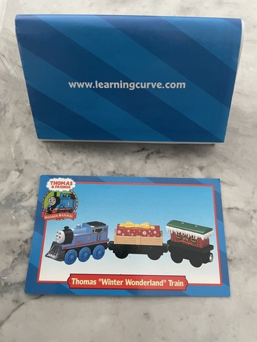 NEW Thomas Train Wooden Winter Wonderland Snowplow Present Car Caboose Christmas - Picture 6 of 12