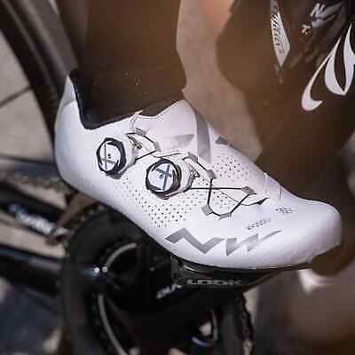 Shoes For Cycling - Northwave Extreme Gt 2 White Silver - Size 47