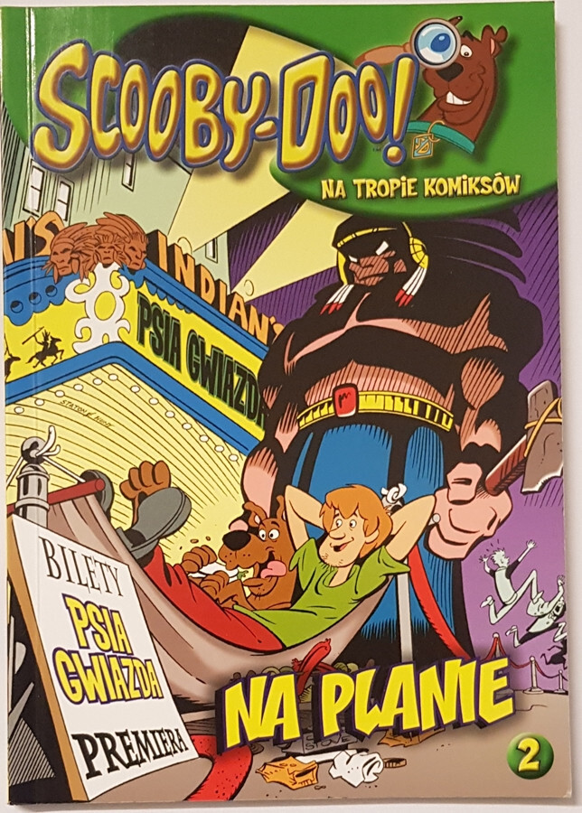 SCOOBY-DOO na tropie komiksow 2 NA PLANIE Polish comics polski komiks 2011