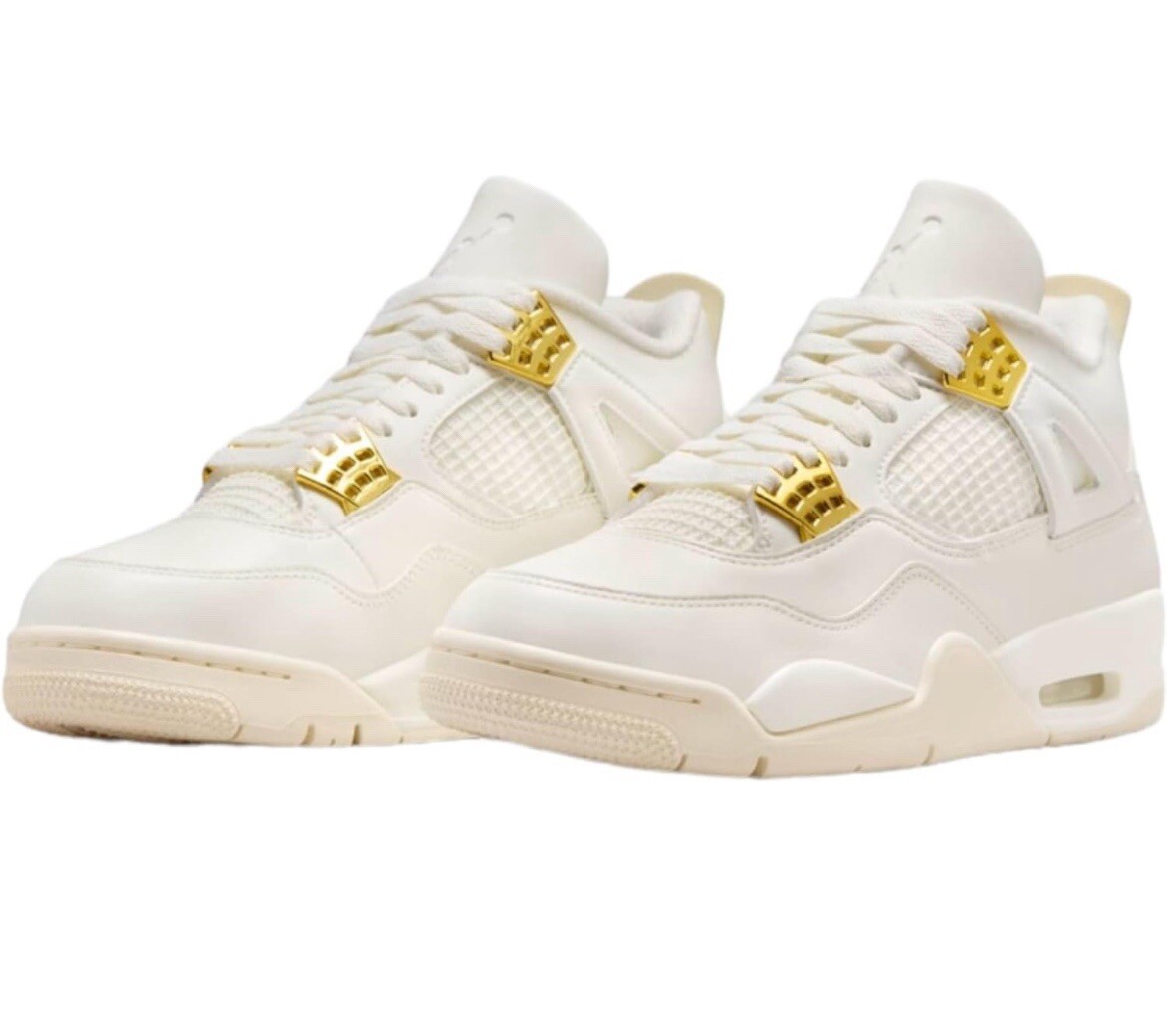 Size 6 - Air Jordan 4 Retro Metallic Gold W | eBay