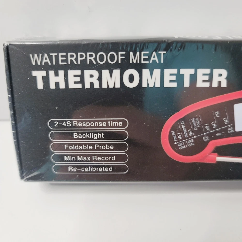 Meat Thermometer for Grill and Cooking Instant Read Waterproof Food Thermometer