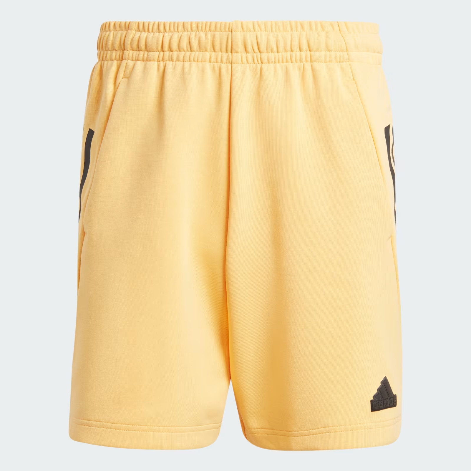 Adidas Shorts Men's Medium Yellow Future Icon Stripes New