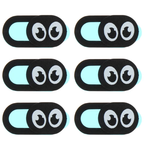 6PCS Sliding Webcam Cover Webcam Blocker Stickers Webcam Cover Slide Desktop