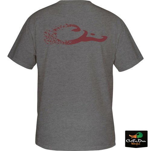 NEW DRAKE WATERFOWL DUCK HEAD LOGO T-SHIRT - SHORT SLEEVE S/S TEE SHIRT - - Picture 7 of 12