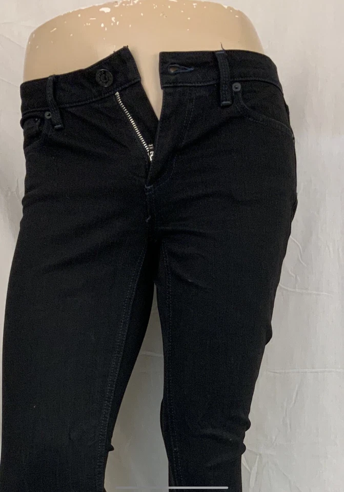 Темные узкие эластичные джинсы Marc Jacobs размер 28 Chrissie с заниженной талией как новые YGI O1-282 - Изображение 3 из 4