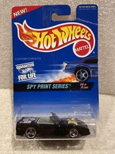 Hot Wheels Spy Print Series Custom Corvette sp3 Wheels CREASE BLISTERPACK CARDED