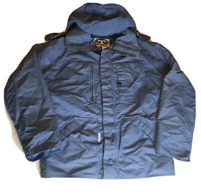 Trailwise Berkeley Mens XSmall Blue Parka Jacket Goretex USA Vintage Coat