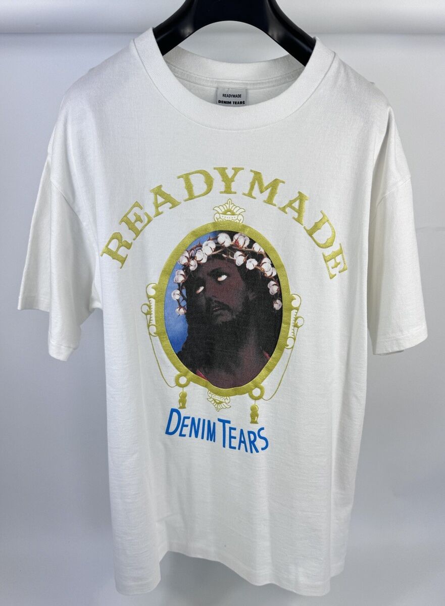 DENIM TEARS X READYMADE - LOGO PRINT T-SHIRT SIZE: XL | eBay DENIM TEARS X READYMADE - LOGO PRINT T-SHIRT SIZE: XL | eBay