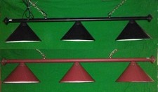 Snooker Tisch Licht Schiene Leder Schwarz Oder Brown
