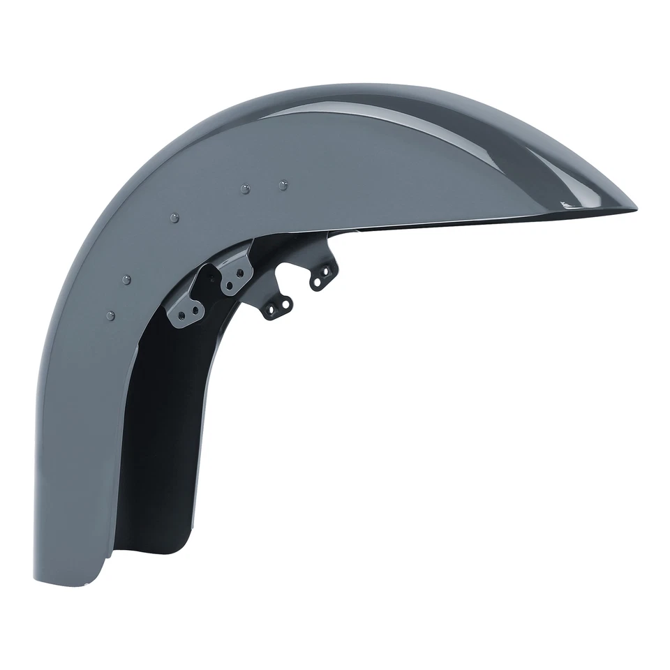 Guardabarros delantero apto para Harley CVO Street Road Glide FLHXSE 2014-2023 Gunship gris Foto 2 de 4