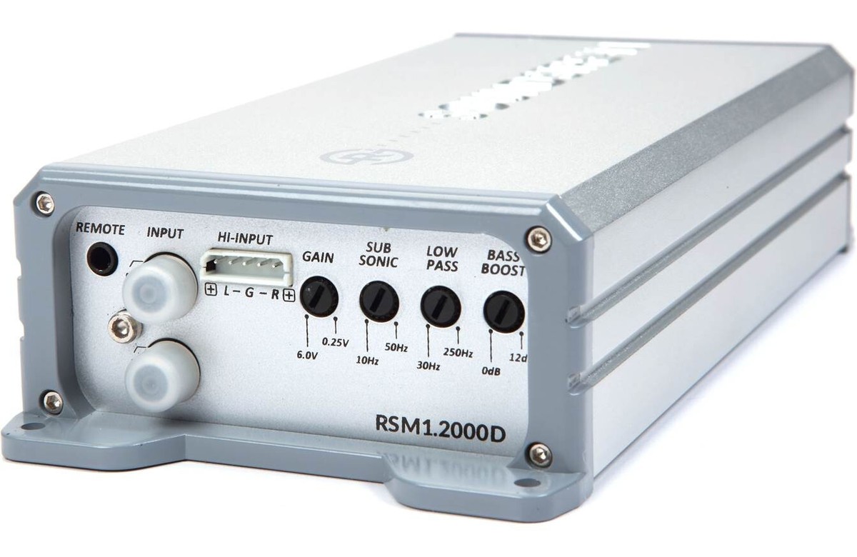 Soundstream RSM1.2000D 2000 Watt Compact Class-D Monoblock