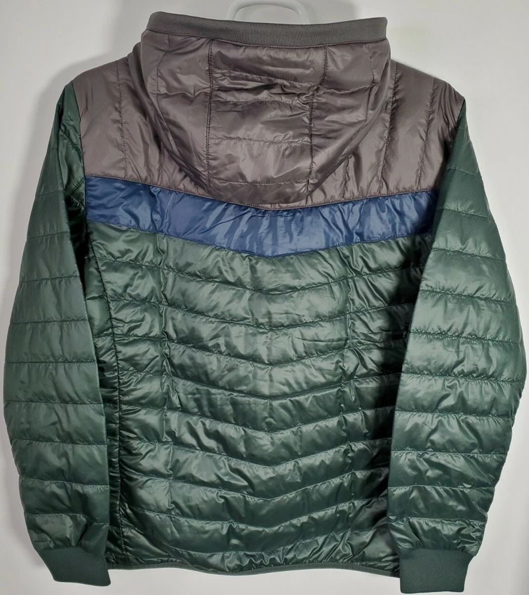 Timberland Thermore EVOdown XL Green Gray Navy Hooded Jacket NWT $178 eBay