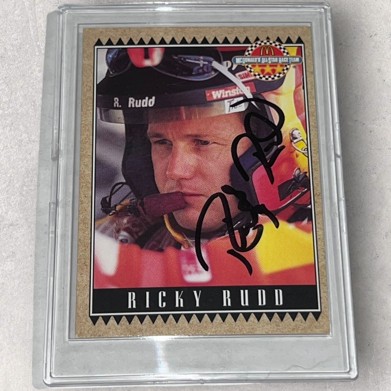 VINTAGE 1992 MAXX MCDONALDS NASCAR signed 36 card SET Earnhardt Allison Kulwicki view 8