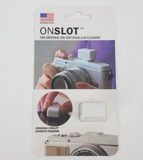 OnSlot On-Hot Shoe LCD Screen Cleaner Piano White for Canon Olympus Sony camera