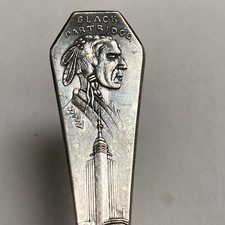 Black Partridge A Century Of Progress Vintage Souvenir Spoon US Collectible