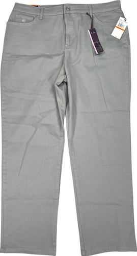 Gloria Vanderbilt Women’s Gray Amanda Tapered Leg Stretch Jeans - 16 Short