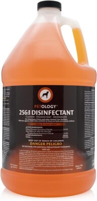 Petology 256:1 Disinfectant Concentrate Deodorizer Sanitizer Kennels Veterinary
