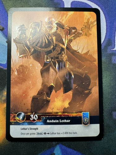 World of Warcraft TCG Timewalkers 1/30 Anduin Lothar Alternate Art Foil - Picture 2 of 2