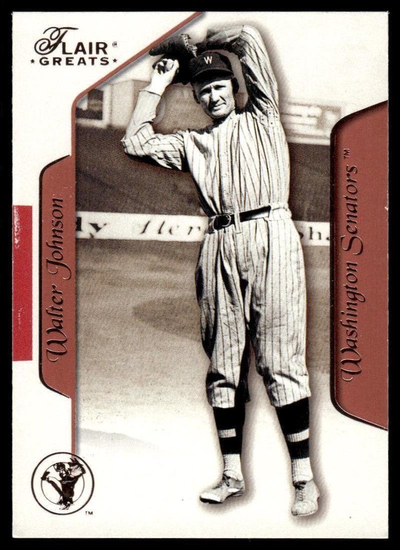 2003 Flair Greats #75 Walter Johnson